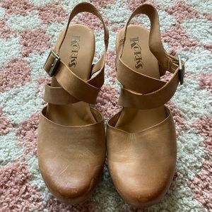 Korks Platform Clog Sandal